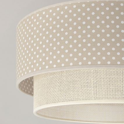 Brilagi - LED prisadený luster BOHO BOBO 1xE27/60W/230V priemer 40 cm bodky béžová/krémová