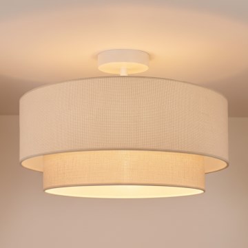 Brilagi - LED prisadený luster BOHO ECO 1xE27/10W/230V priemer 40 cm krémová