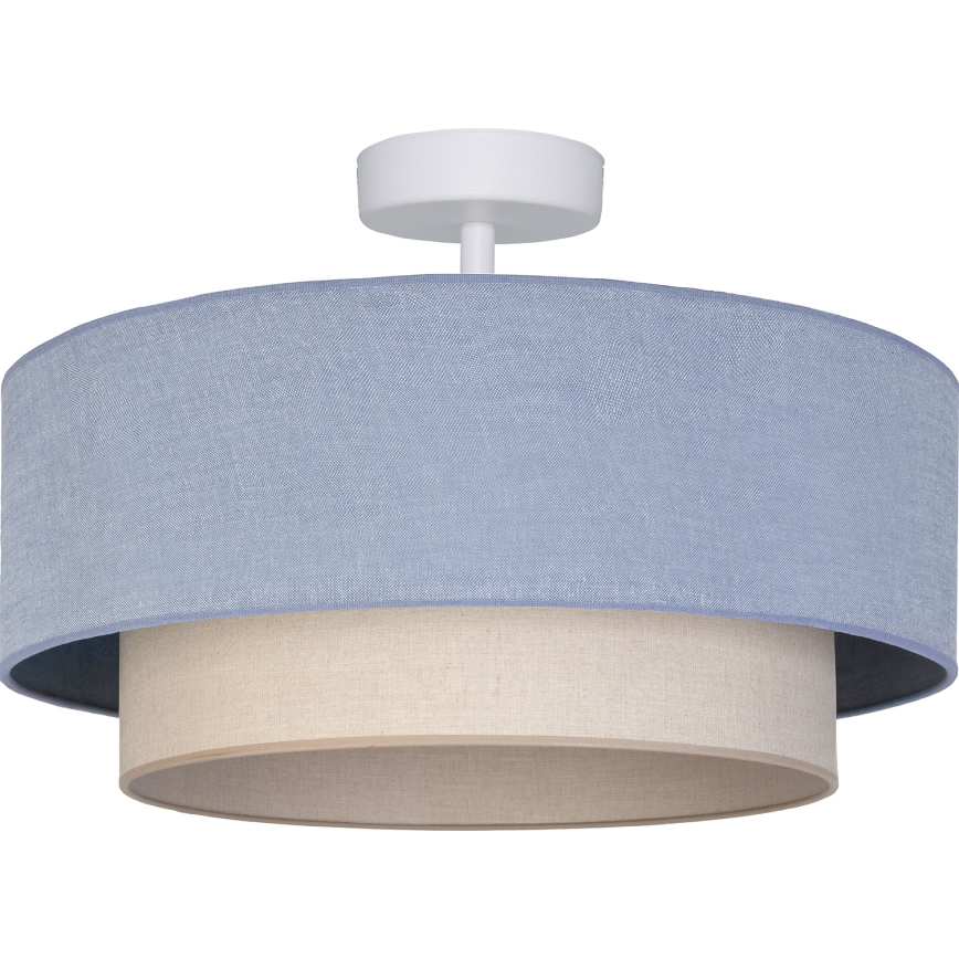 Brilagi - LED prisadený luster BOHO ECO 1xE27/10W/230V priemer 40 cm modrá/krémová