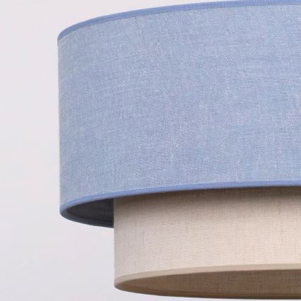 Brilagi - LED prisadený luster BOHO ECO 1xE27/10W/230V priemer 40 cm modrá/krémová