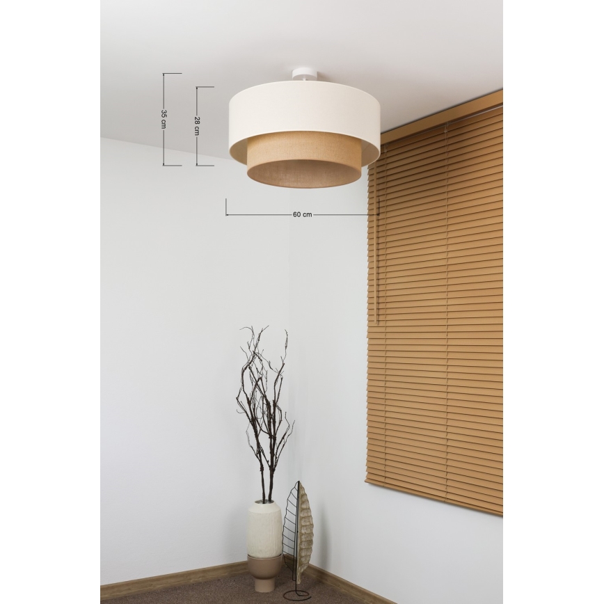 Brilagi - LED Prisadený luster BOHO ŠTÝL 3xE27/15W/230V pr. 60 cm