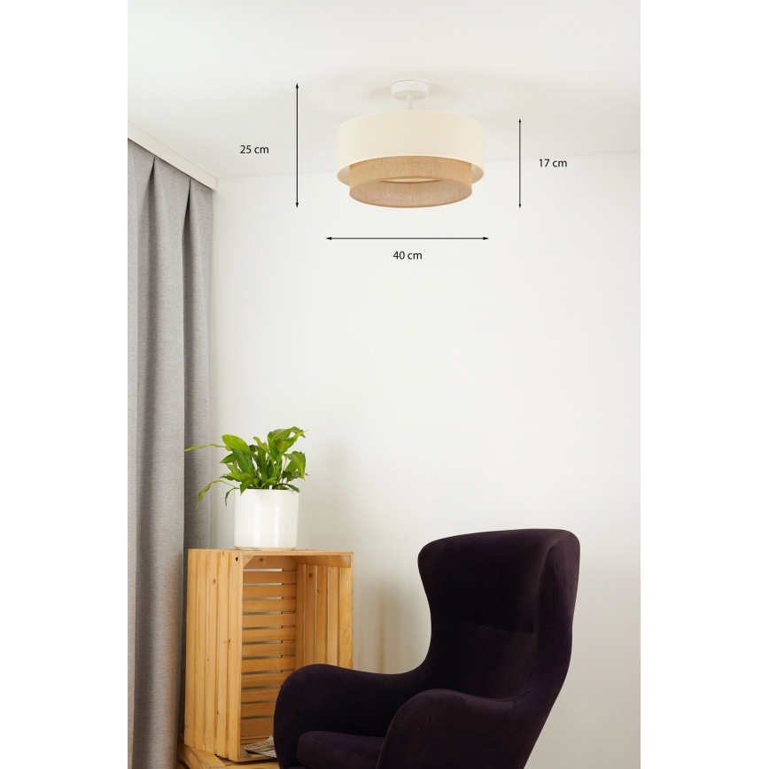 Brilagi - LED Prisadený luster BOHO STYLE 1xE27/15W/230V pr. 40 cm