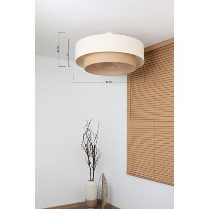 Brilagi - LED prisadený luster BOHO STYLE 3xE27/15W/230V, priemer 80 cm