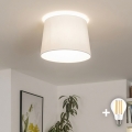Brilagi - LED Prisadený luster CERIA 1xE27/40W/230V pr. 30 cm biela