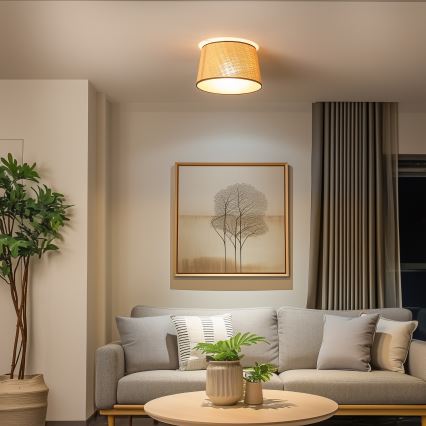 Brilagi - LED prisadený luster CERIA 1xE27/40W/230V pr. 35 cm béžová