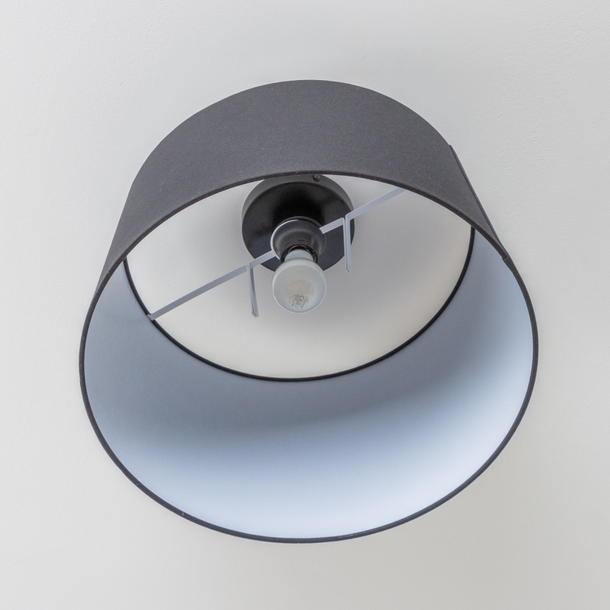 Brilagi - LED Prisadený luster CERIA 1xE27/40W/230V pr. 45 cm čierna