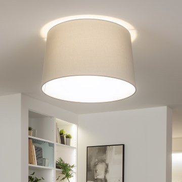 Brilagi - LED Prisadený luster CERIA 1xE27/40W/230V pr. 45 cm šedá