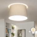 Brilagi - LED prisadený luster CERIA 1xE27/40W/230V pr. 45 cm sivá
