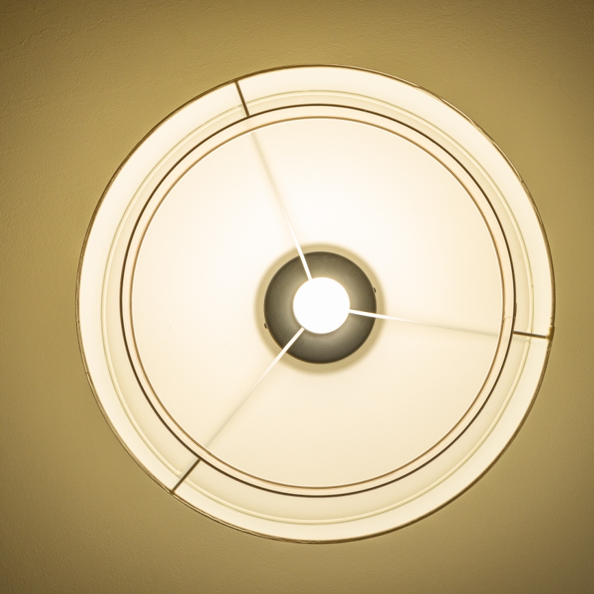 Brilagi - LED prisadený luster CERIA 1xE27/40W/230V pr. 50 cm biela/bežová