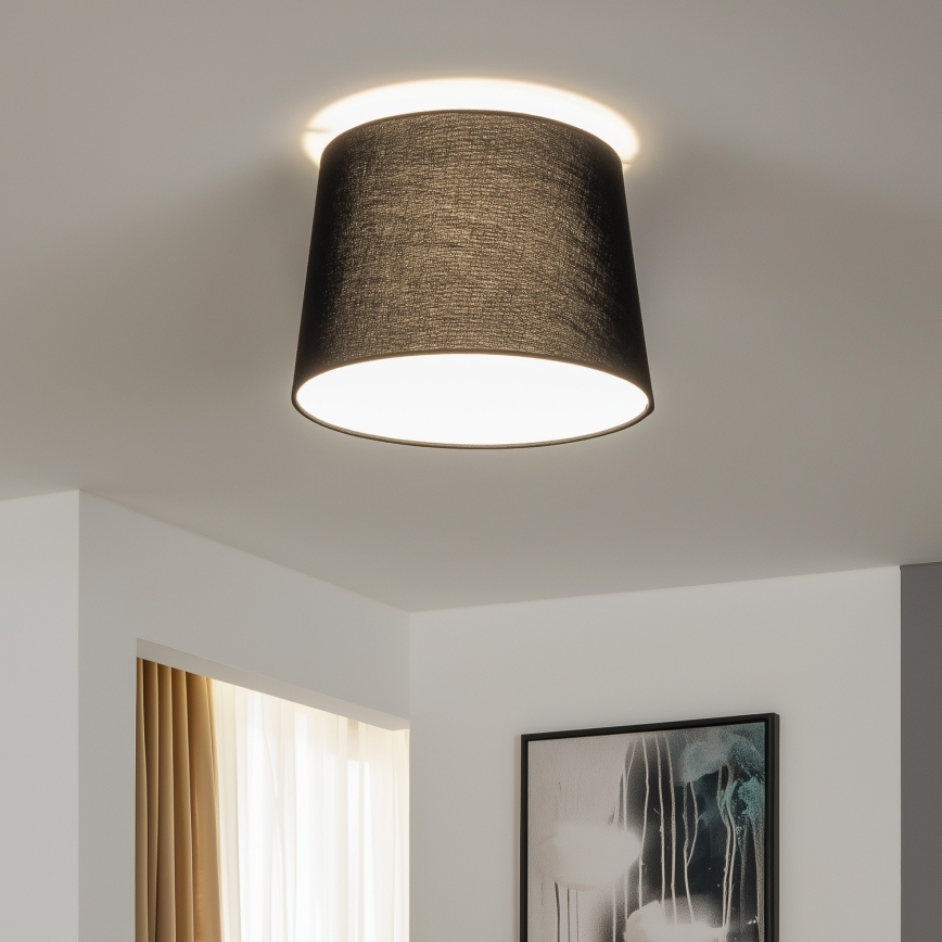 Brilagi - LED prisadený luster CERIA 1xE27/40W/230V priemer 30 cm čierna