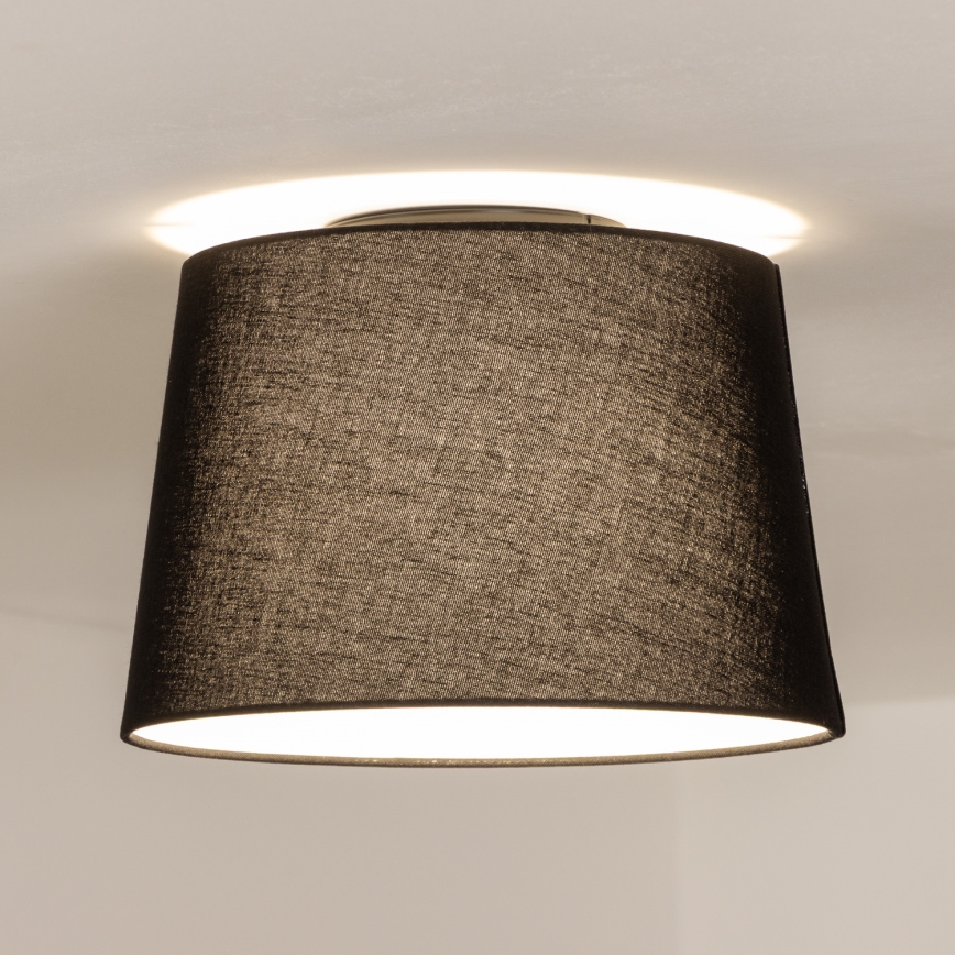 Brilagi - LED Prisadený luster CERIA 1xE27/40W/230V priemer 30 cm čierna