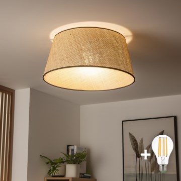 Brilagi - LED prisadený luster CERIA 1xE27/40W/230V priemer 50 cm béžová