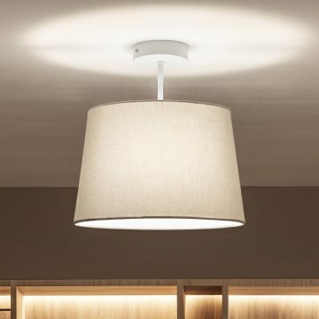 Brilagi - LED prisadený luster CERIA 1xE27/60W/230V pr. 30 cm biela/sivá