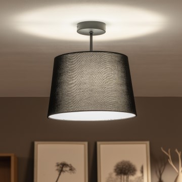 Brilagi - LED Prisadený luster CERIA 1xE27/60W/230V pr. 30 cm čierna