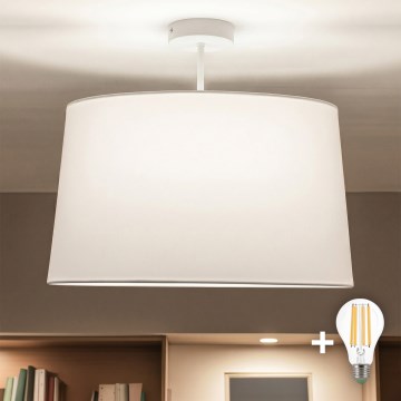 Brilagi - LED Prisadený luster CERIA 1xE27/60W/230V pr. 45 cm biela