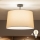 Brilagi - LED Prisadený luster CERIA 1xE27/60W/230V pr. 45 cm čierna/béžová