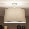 Brilagi - LED prisadený luster CERIA 1xE27/60W/230V priemer 45 cm biela/šedá