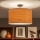 Brilagi - LED prisadený luster CERIA 1xE27/60W/230V, priemer 45 cm, čierna/béžová