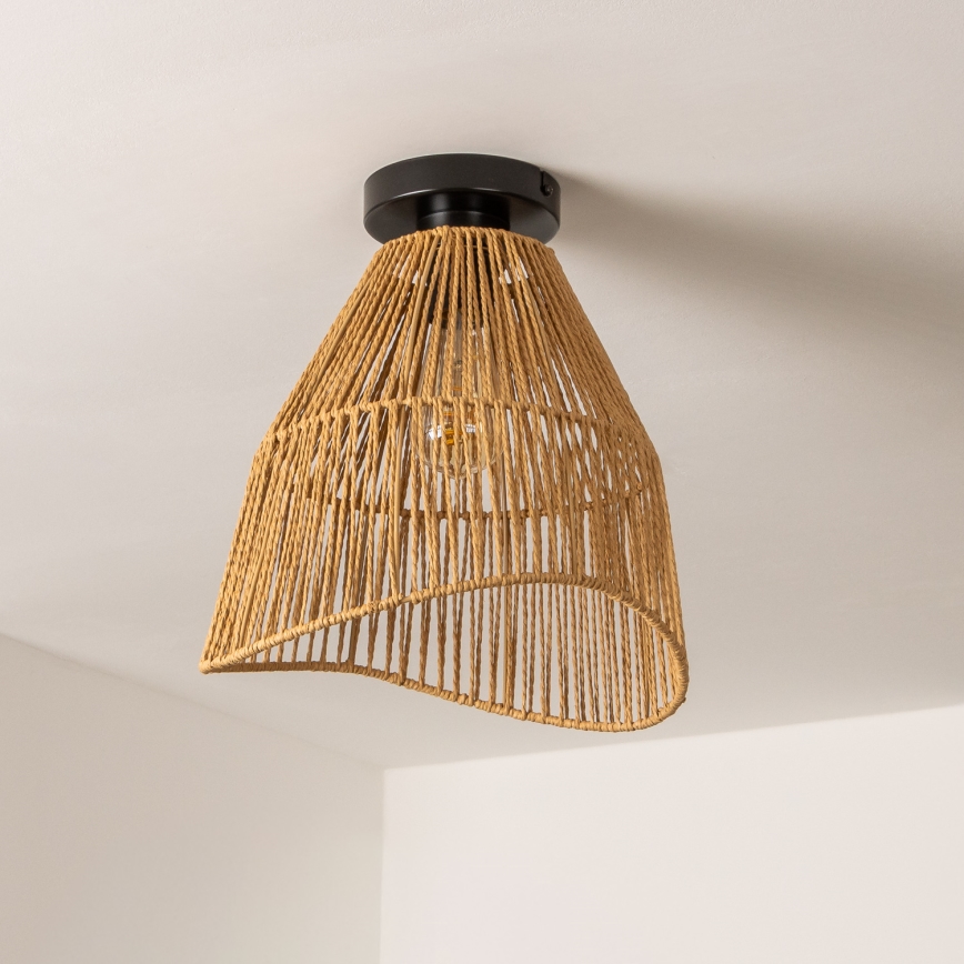 Brilagi - LED Prisadený luster CERIA BOHO 1xE27/40W/230V pr. 30 cm hnedá