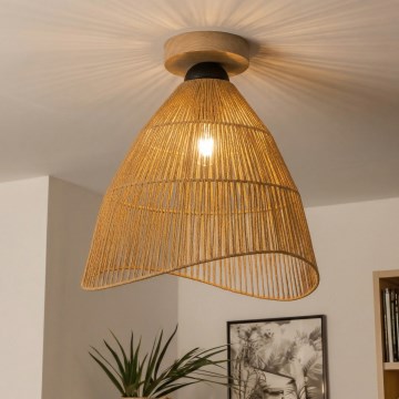 Brilagi - LED prisadený luster CERIA BOHO 1xE27/40W/230V pr. 50 cm hnedá/dub