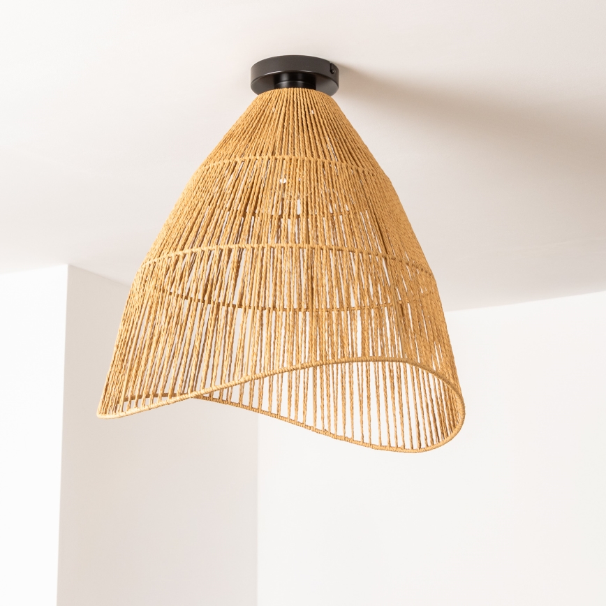 Brilagi - LED prisadený luster CERIA BOHO 1xE27/40W/230V pr. 50 cm hnedá