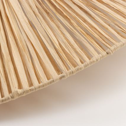 Brilagi - LED prisadený luster CERIA BOHO 1xE27/40W/230V pr. 60 cm rafia/dub