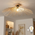 BRILAGI - LED prisadený luster CERIA BOHO 1xE27/40W/230V pr. 70 cm bambus/dub