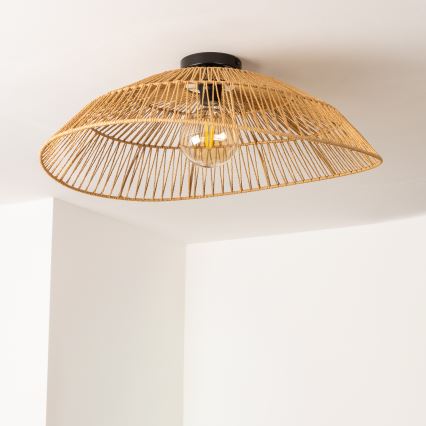 Brilagi - LED Prisadený luster CERIA BOHO 1xE27/40W/230V pr. 70 cm hnedá