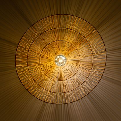 Brilagi - LED Prisadený luster CERIA BOHO 1xE27/40W/230V pr. 70 cm hnedá