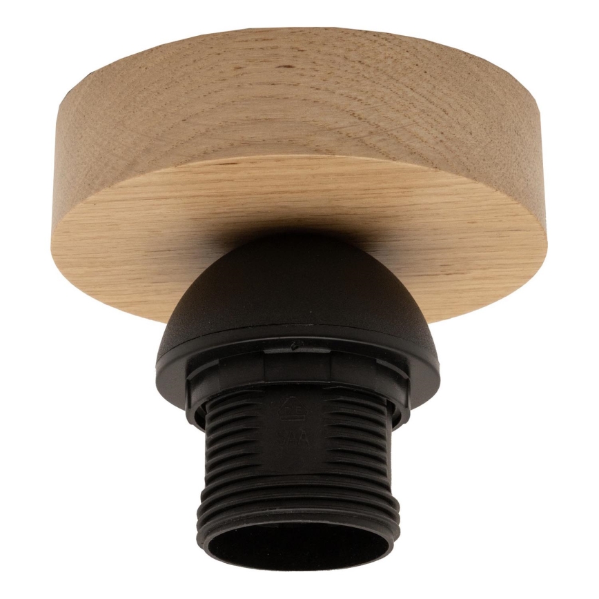 Brilagi - LED Prisadený luster CERIA BOHO 1xE27/40W/230V pr. 80 cm rafia/dub