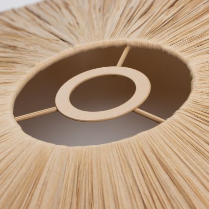 Brilagi - LED Prisadený luster CERIA BOHO 1xE27/40W/230V pr. 80 cm rafia/dub