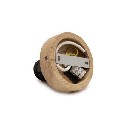 Brilagi - LED prisadený luster CERIA BOHO 1xE27/40W/230V priemer 28 cm hnedá/dub
