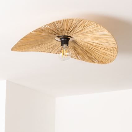 Brilagi - LED prisadený luster CERIA BOHO 1xE27/40W/230V, priemer 60 cm, rafia