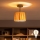 Brilagi - LED prisadený luster CERIA BOHO 1xE27/60W/230V pr. 20 cm čierna/rafia