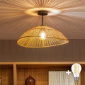 BRILAGI - LED prisadený luster CERIA BOHO 1xE27/60W/230V pr. 50 cm čierna/hnedá