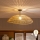 Brilagi - LED prisadený luster CERIA BOHO 1xE27/60W/230V pr. 70 cm čierna/hnedá