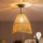 Brilagi - LED prisadený luster CERIA BOHO 1xE27/60W/230V priemer 30 cm čierna/hnedá