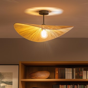 Brilagi - LED prisadený luster CERIA BOHO 1xE27/60W/230V priemer 60 cm čierna/béžová