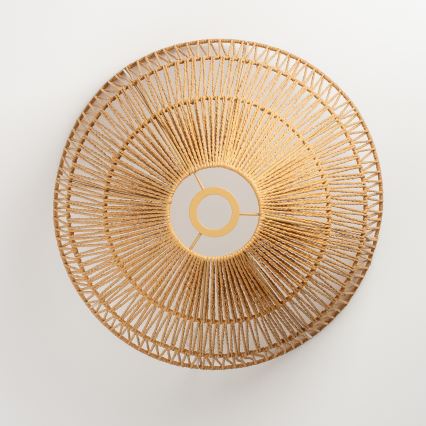 Brilagi - LED prisadený luster CERIA BOHO, 1× E27 / 40 W / 230 V, priemer 70 cm, hnedá/dub