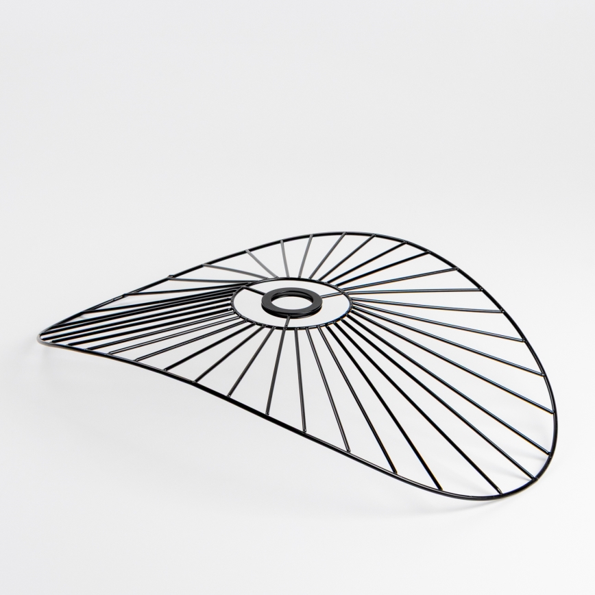 Brilagi - LED Prisadený luster CERIA WIRE 1xE27/40W/230V 40x56 cm čierna/dub