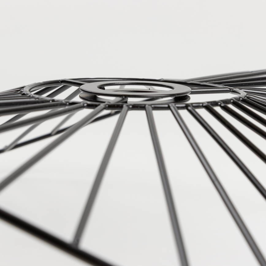 Brilagi - LED Prisadený luster CERIA WIRE 1xE27/40W/230V 40x56 cm čierna/dub