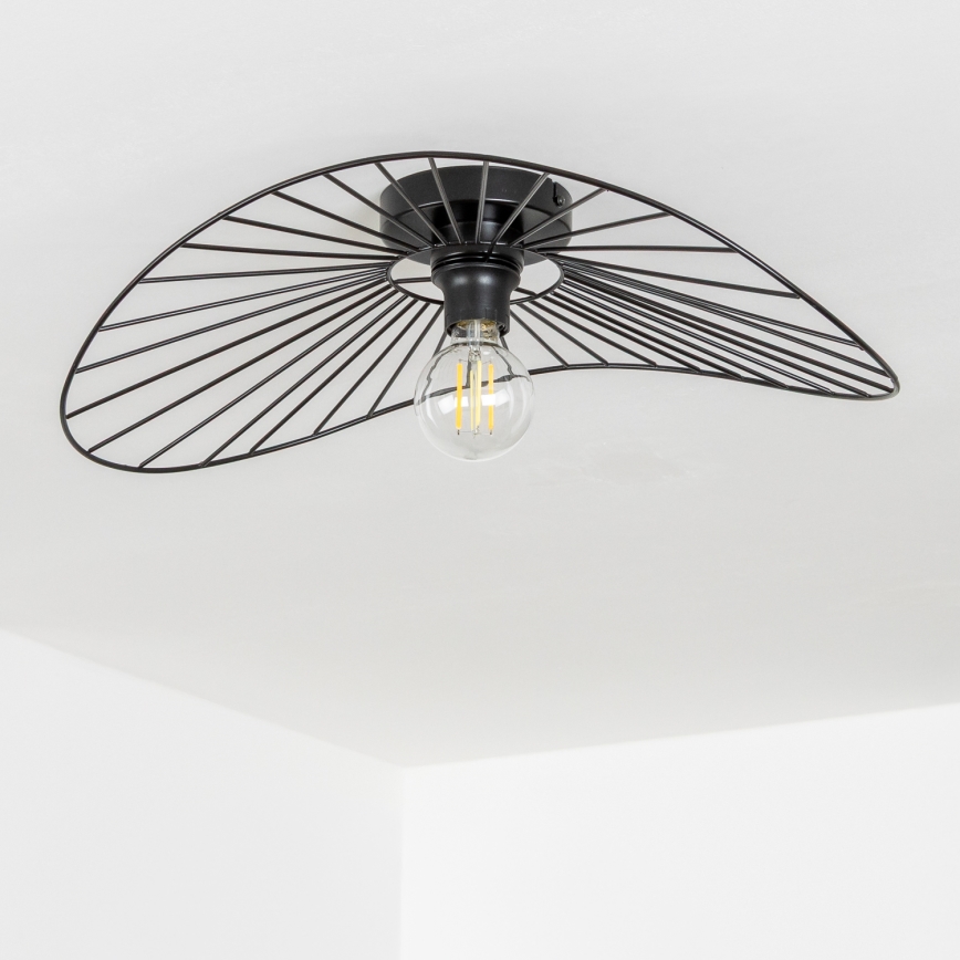 Brilagi - LED prisadený luster CERIA WIRE 1xE27/40W/230V 40x56 cm čierna