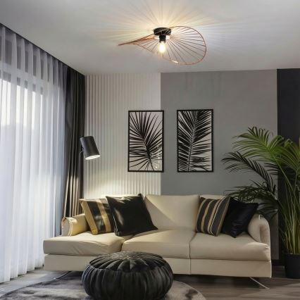 Brilagi - LED Prisadený luster CERIA WIRE 1xE27/40W/230V 60x80 cm bronz