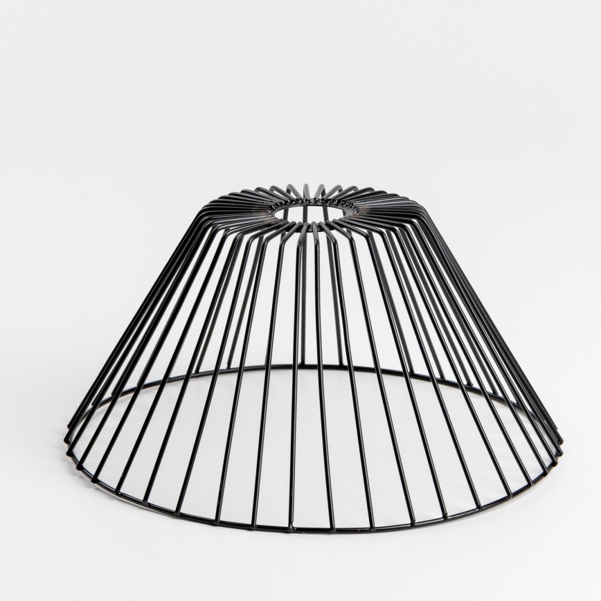 Brilagi - LED prisadený luster CERIA WIRE 1xE27/40W/230V pr. 30 cm čierna/dub