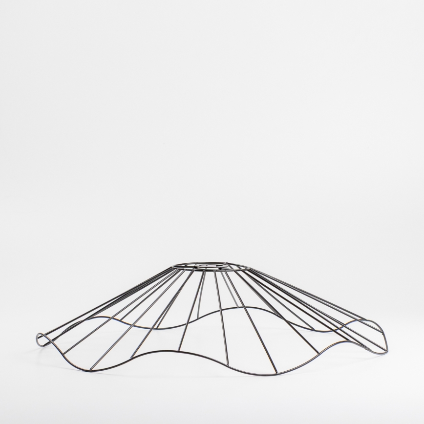 Brilagi - LED prisadený luster CERIA WIRE 1xE27/40W/230V pr. 60 cm čierna/dub