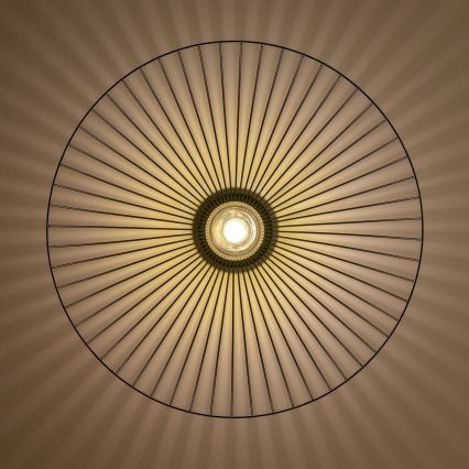 Brilagi - LED prisadený luster CERIA WIRE 1xE27/40W/230V pr. 60 cm čierna