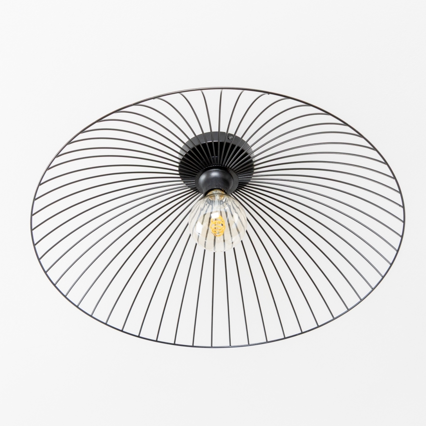 Brilagi - LED prisadený luster CERIA WIRE 1xE27/40W/230V pr. 60 cm čierna