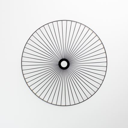 Brilagi - LED prisadený luster CERIA WIRE 1xE27/40W/230V pr. 60 cm čierna