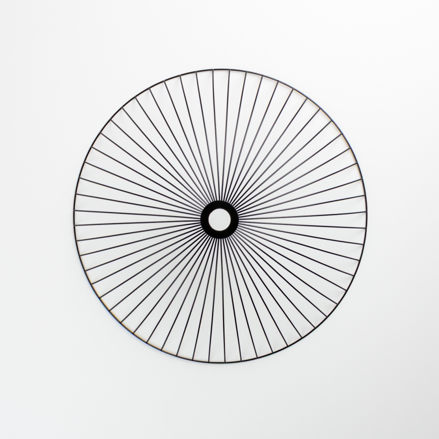 Brilagi - LED prisadený luster CERIA WIRE 1xE27/40W/230V pr. 60 cm čierna