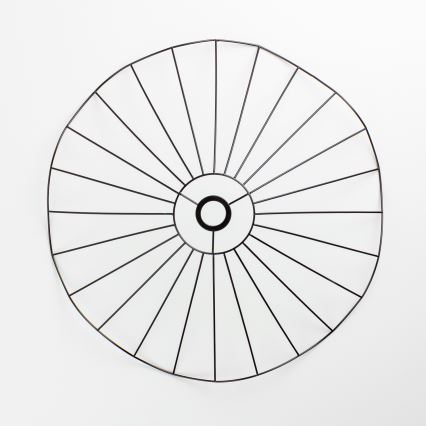 Brilagi - LED prisadený luster CERIA WIRE 1xE27/40W/230V pr. 60 cm čierny